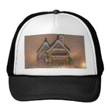 Gingerbread House Porcelain Hats