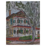 gingerbread house Savannah Georgia art painting flyers