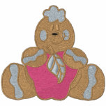 Gingerbread Man and Apple embroidered shirts