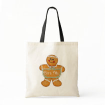 Gingerbread Man - Bite Me Canvas Bags