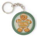 Gingerbread Man - Bite Me keychains