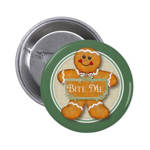 Gingerbread Man - Bite Me Pin