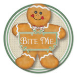 Gingerbread Man - Bite Me stickers
