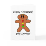 gingerbread man Christmas cards