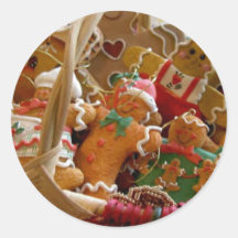 gingerbread man cookies sticker
