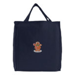 Gingerbread Man embroidered bags