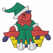 Gingerbread Man Embroidered Shirt