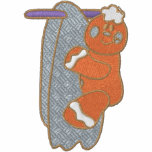 Gingerbread Man Hanging on Towel embroidered shirts