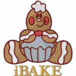 Gingerbread Man - iBAKE Embroidered Polo Shirt