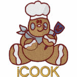 Gingerbread Man - iCOOK Embroidered Polo Shirt
