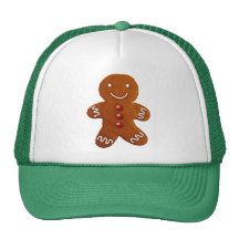 Gingerbread Man Mesh Hats