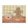 Gingerbread Man "Oops" Recipe Card Postcards