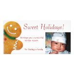 Gingerbread Man Photo Card
