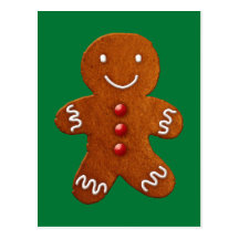 Gingerbread Man Postcard