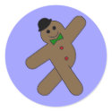 Gingerbread Man Sticker