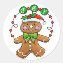 Gingerbread Man Sticker