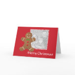 Gingerbread man template cards