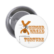 Gingerbread Man Torture Bizarre Humour Pin