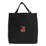 Gingerbread Man Train Embroidered Bag embroidered bags
