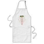 Gingerbread Man Tuxedo aprons