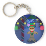 Gingerbread Man under Candy Lamp keychains