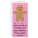 Gingerbread Man with Bite Halloween Crossover rack cards