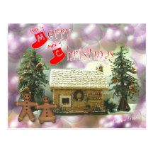 Gingerbread MC Postcard-customise