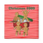 Gingerbread Men Christmas Holiday Funny Magnet