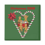 Gingerbread Men Christmas Holiday Magnet