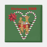 Gingerbread Men Christmas Holiday Magnet