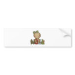Gingerbread NOEL bumper stickers