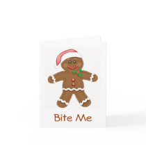 Gingerbread Santa Card