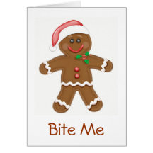 Gingerbread Santa Card