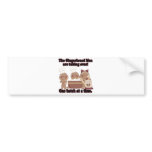 gingerbread taking over kitchen bumper stickers