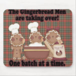 gingerbread taking over kitchen mousepads