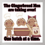 gingerbread taking over kitchen posters