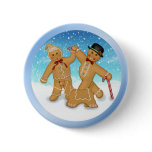 Gingerbread Trio buttons