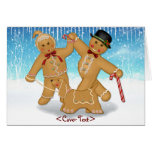 Gingerbread Trio Greeting Card