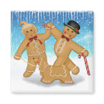 Gingerbread Trio magnets