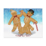 Gingerbread Trio Postcard