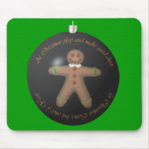 Gingerbreads for Christmas Mouse Pads
