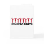 Gingers Unite cards