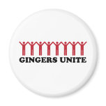Gingers Unite magnets