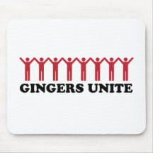 Gingers Unite Mousemats
