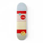 Gingham Skateboard by Rupydetequila Gingham Skateboard