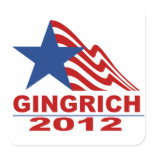 Gingrich for President 2012 Merchandise stickers