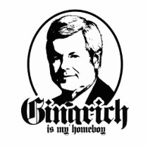 GINGRICH IS MY HOMEBOY CUT OUTS