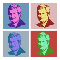Gingrich Pop Art Acrylic Cut Out