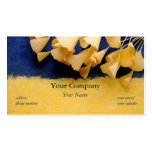 ginkgo leaves on texture business card