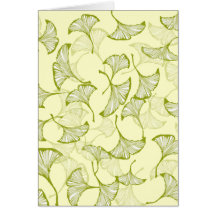 Ginko Leaves Card
